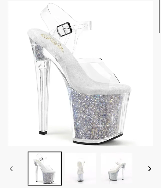 Heels for pole dance 🩶