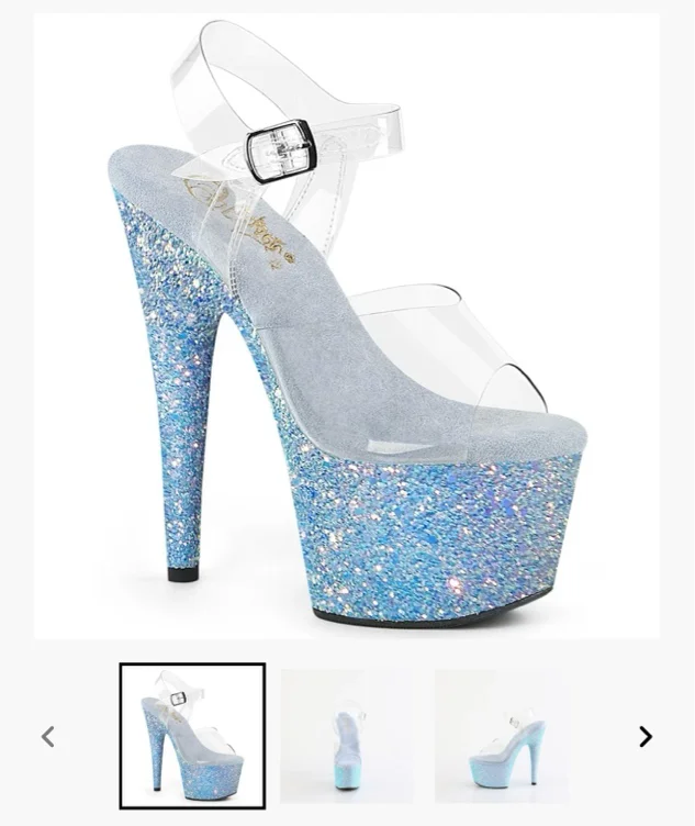 Heels for pole dance 🩵