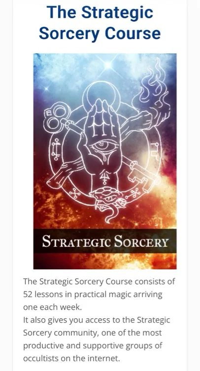 A magick and sorcery course 