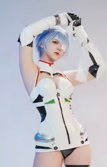 Rei Ayanami white jumpsuit 