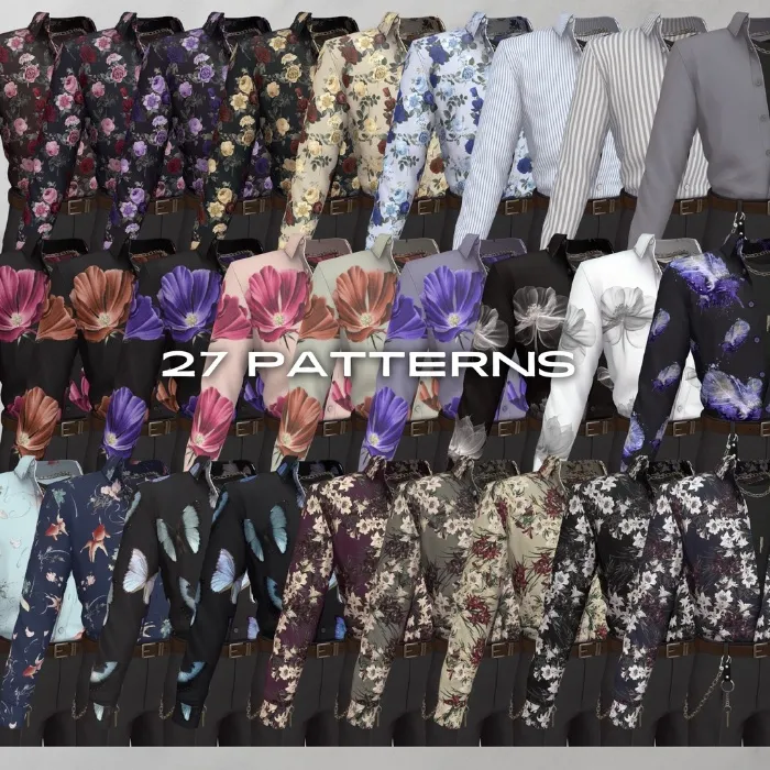 Regular Fit Patterned Shirt Outfit