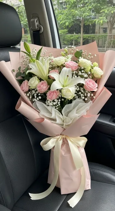 A bouquet to show your devotion to me 💕