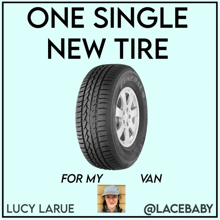 One Single New Tire For My Van