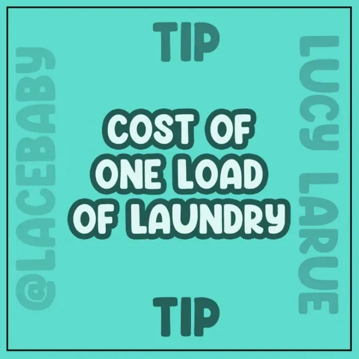 One Load of Laundry Tip