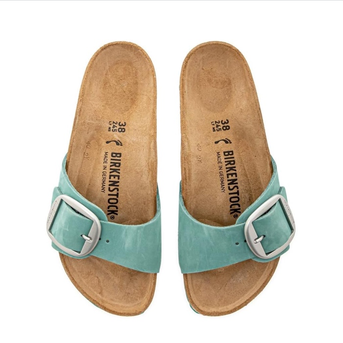 Birkenstock Womens Open Toe - 7.5 - Green