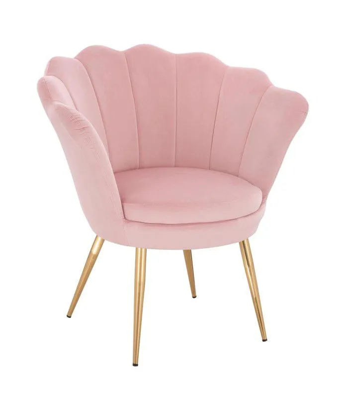 Pink velvet chair 🥰