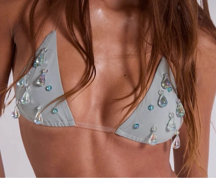 Droplet Illusion Bikini Top