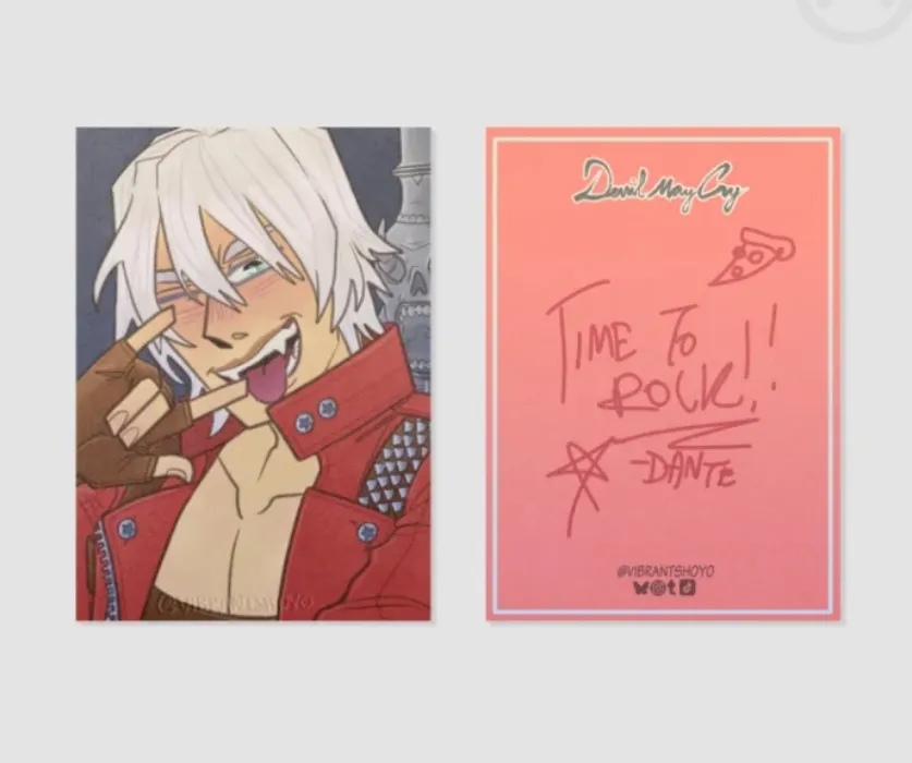 Dante (DMC3 Ver.) Photocard by Jaime - ACGGOODS