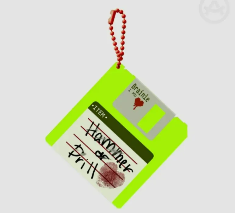Strade Floppy disk charm by Lain the mad scientist  - ACGGOODS