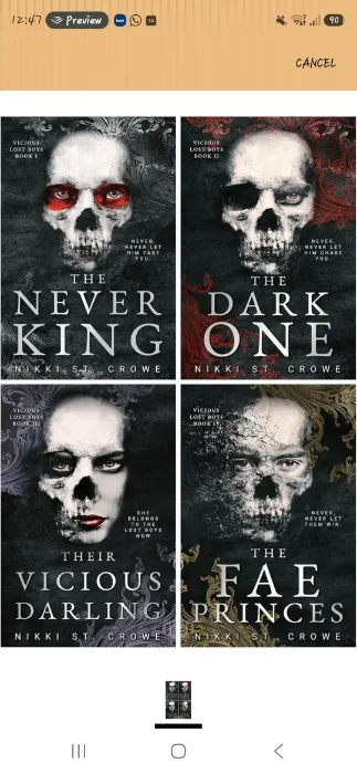 Vicious Lost Boys Series: A Peter Pan Dark Romance by Nikki St. Crowe 4 Books Collection Set (The Never King, The Dark One, Their Vicious Darling & The Fae Princes) : Nikki St. Crowe: Amazon.ie