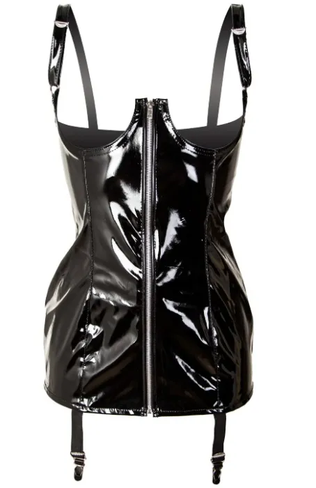 PVC Underbust Zipped Basque 