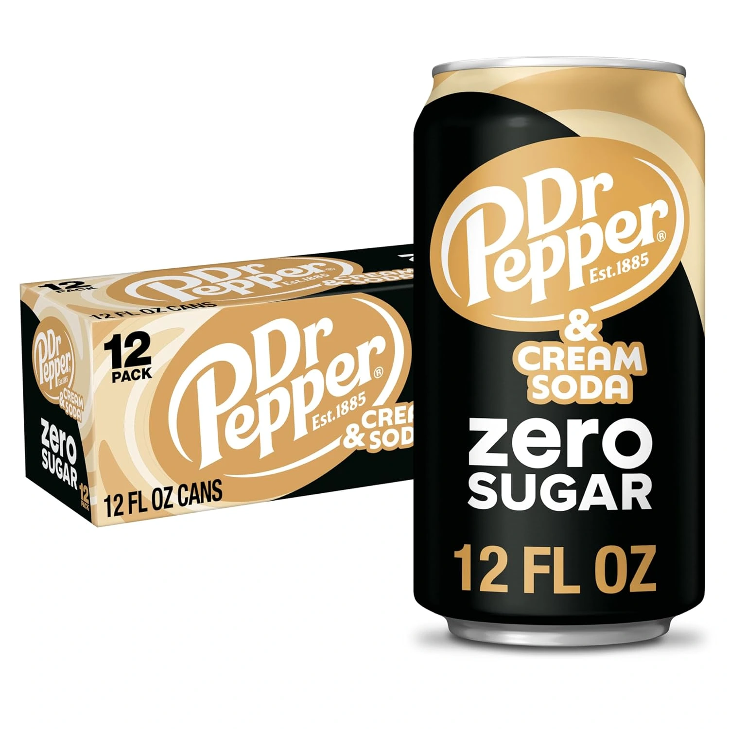 Zero Sugar Dr Pepper Cream Soda!