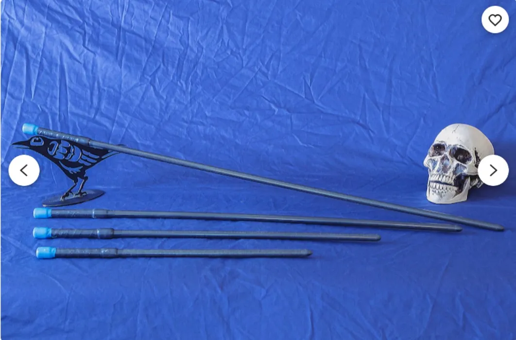 Black 24 Inch Delrin Cane