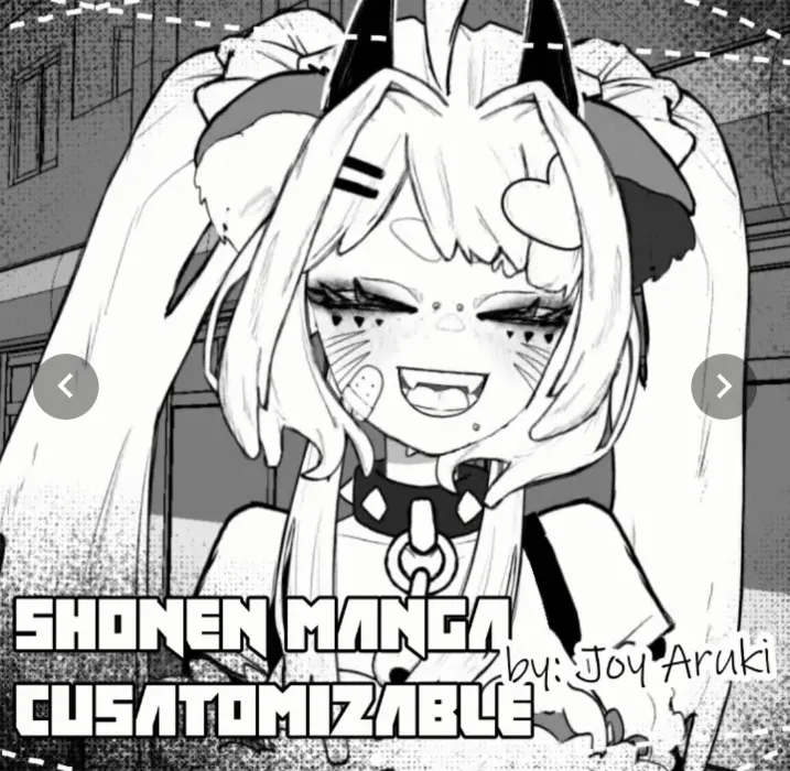 Shonen Manga Customizable