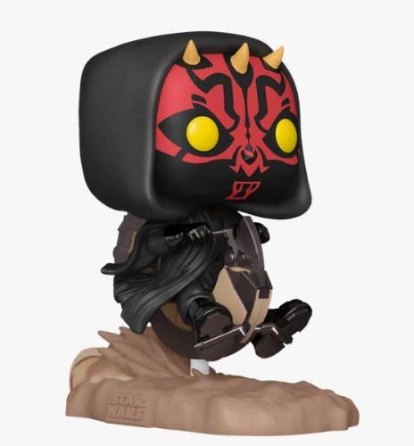 Funko POP! Star Wars: The Phantom Menace 25th Anniversary Darth Maul (on Bloodfin) 4.6-in Vinyl Figure