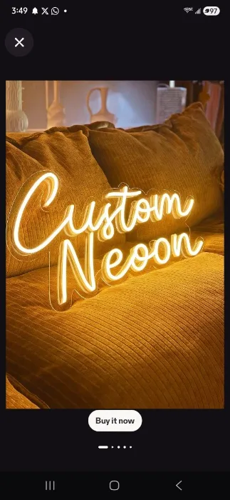 Lauren Lotus Neon LED Sign