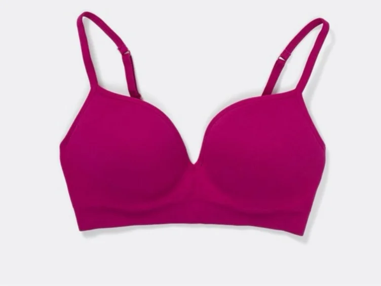 Pink plum bra