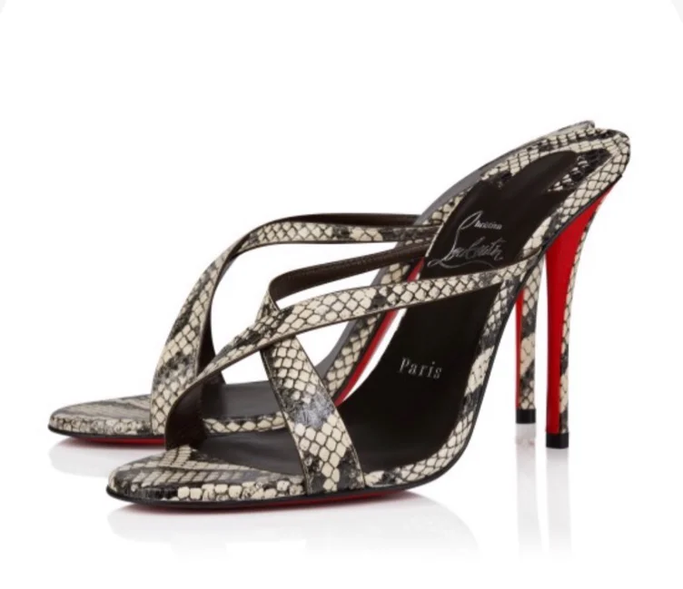 🖤❤️ Mulazee Cross 100mm Mules