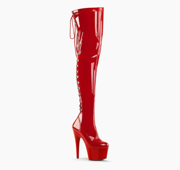 Over Knee Boots Red or Black