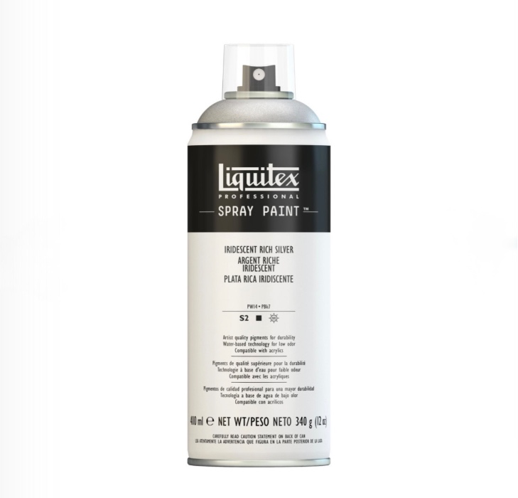 Spray paint silver