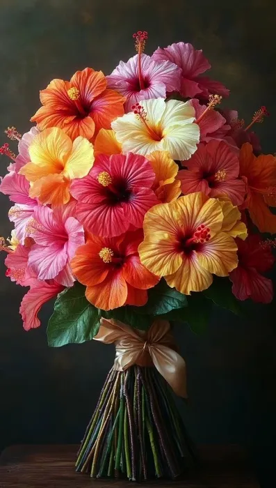 🌺Bouqet of Hibiscus flowers🌺 (M)