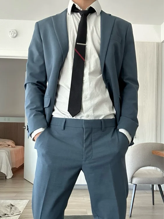Suit and tie ($400)