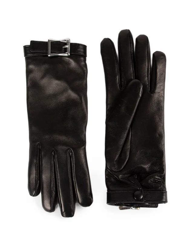 Ann Demeulemeester Leather Gloves