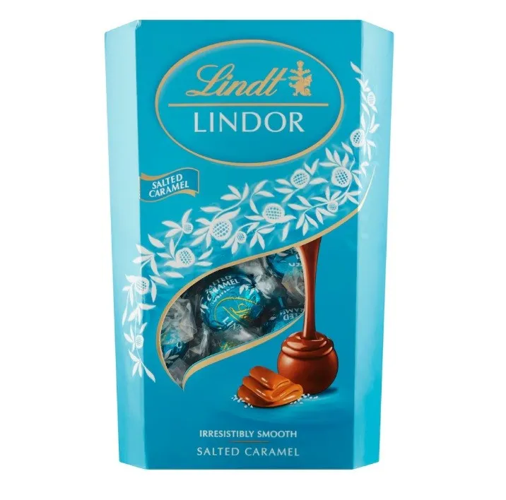 Lindt Lindor Milk Chocolate with Salted Caramel Filling 337g
