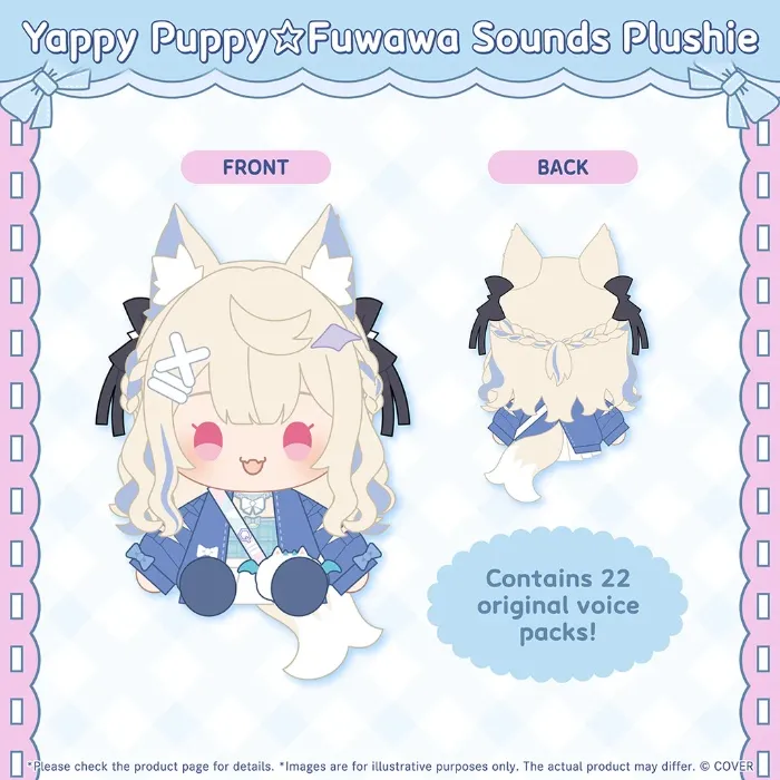 Yappy Puppy Fuwawa Sounds Plushie