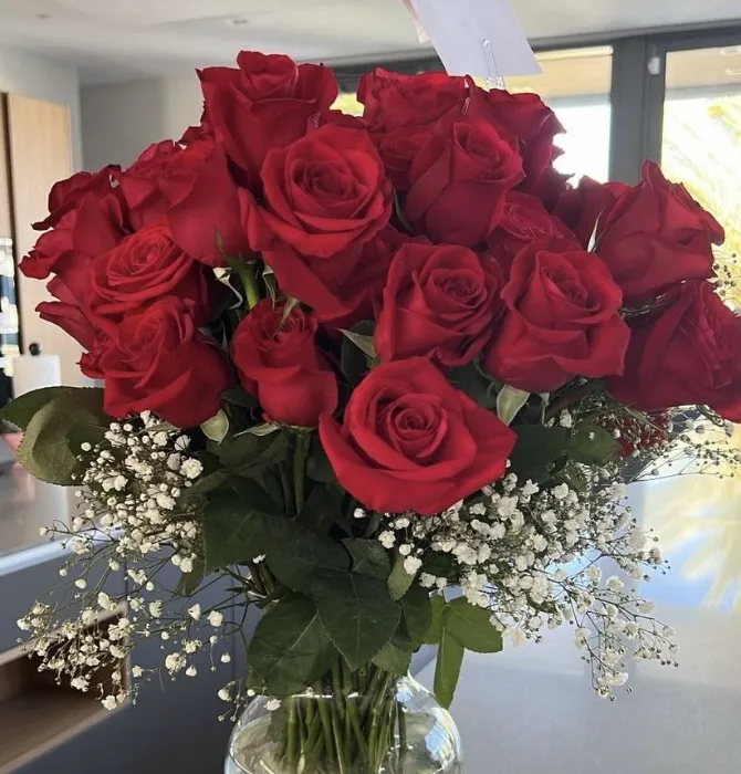 ( $130 ) 24 red roses 