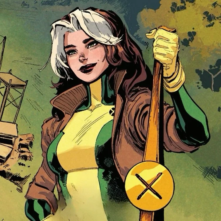 Premium Edition Superhero Rogue Cosplay Costume Bodysuit with Jacket and Gloves