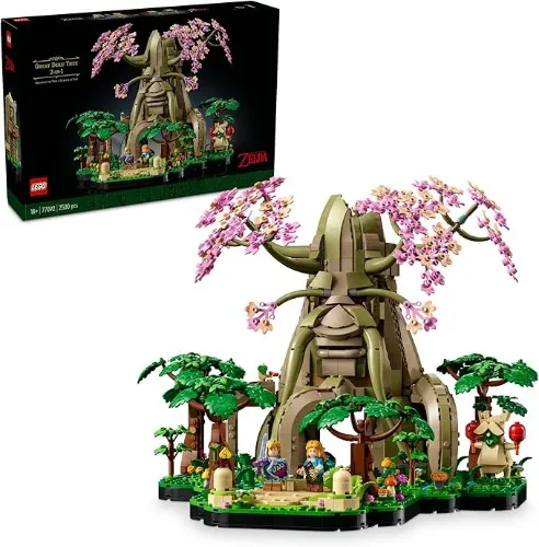 LEGO® The Legend of Zelda Great Deku Tree 2-in-1 (2500 pcs) Set for Adults, Model Building Kit with 4 Collectible Minifigures Incl. 3 Versions of Link, Home Decor for Men, Women & Gamers 77092 : Amazon.com.au: Toys & Games