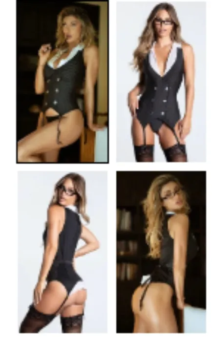 Working Late Lingerie Costume