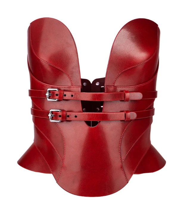 Red Leather Corset