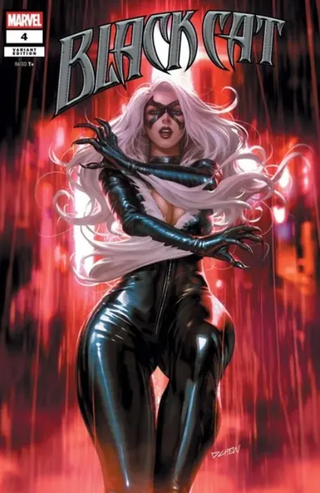 Black Cat #4 (Derrick Chew Black Cat Variant)