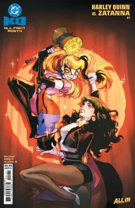 DC K.O.: Harley Quinn Vs. Zatanna: One-Shot #1 (Cover D Mirka Andolfo Card Stock Variant)