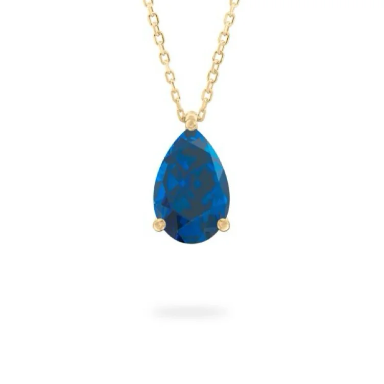 Sapphire Ripple Necklace