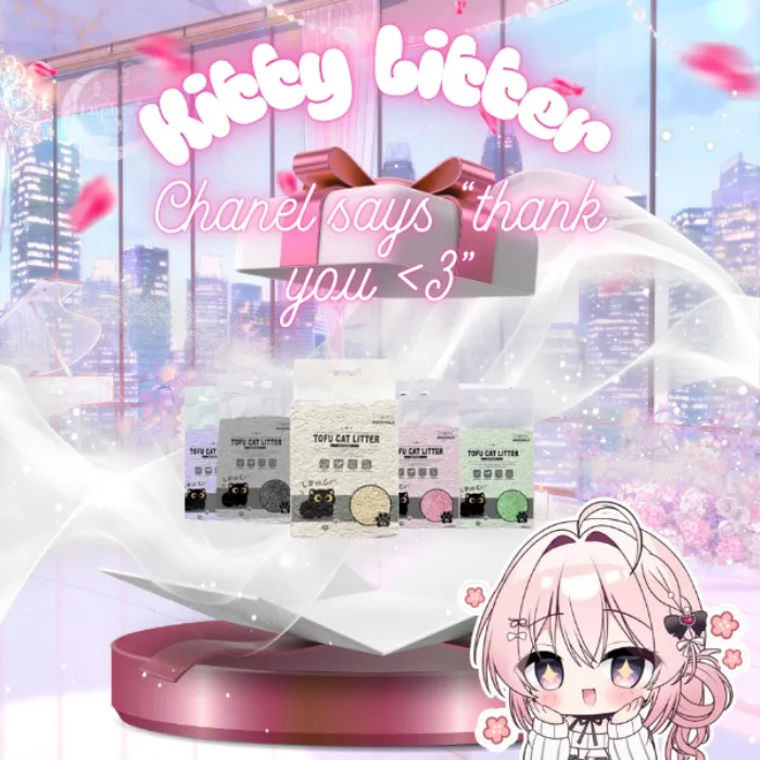 Kitty Litter (Chanel says "thank you" ♡)