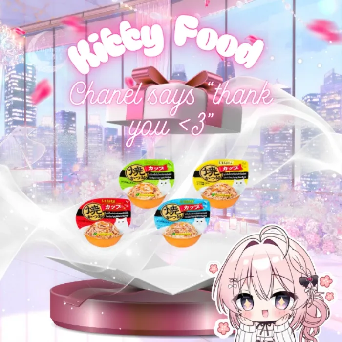 Kitty Wet Food (Chanel says thank you ♡)
