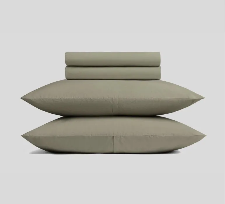 Parachute Brushed Cotton Sheet Set - Moss