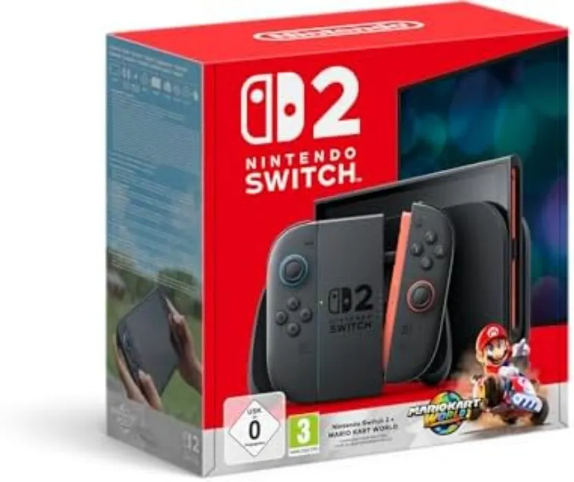 Nintendo Switch 2 - Konsole Black inkl. Mario Kart World (Digital) : Amazon.com.be: Video Games