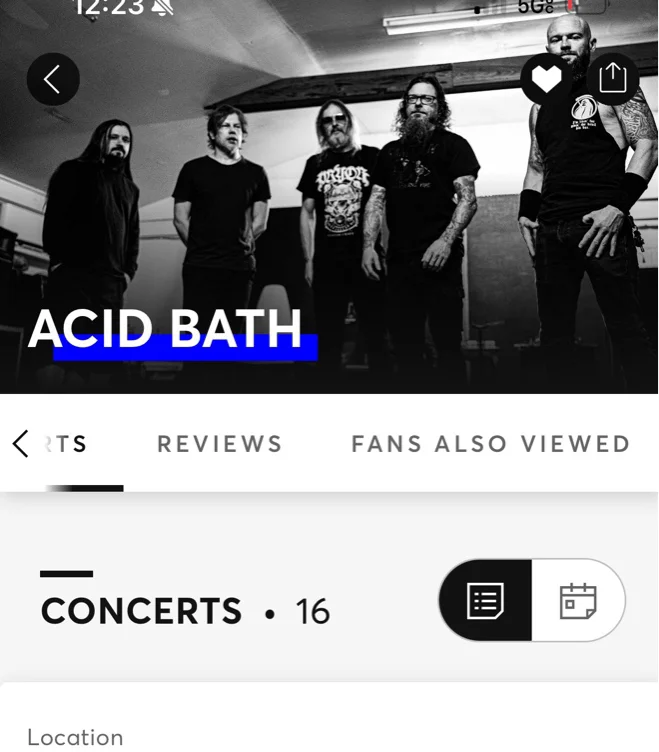 Acid Bath Concert Tickets 