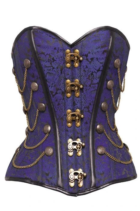 Purple Steampunk Corset