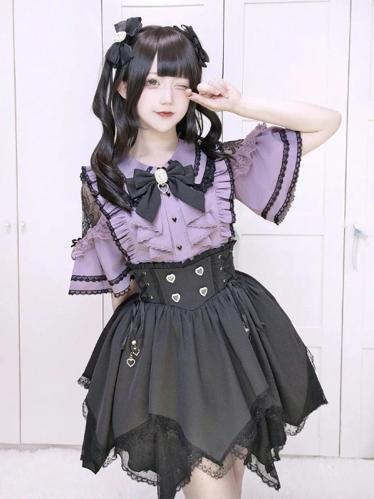 cute purple blouse 