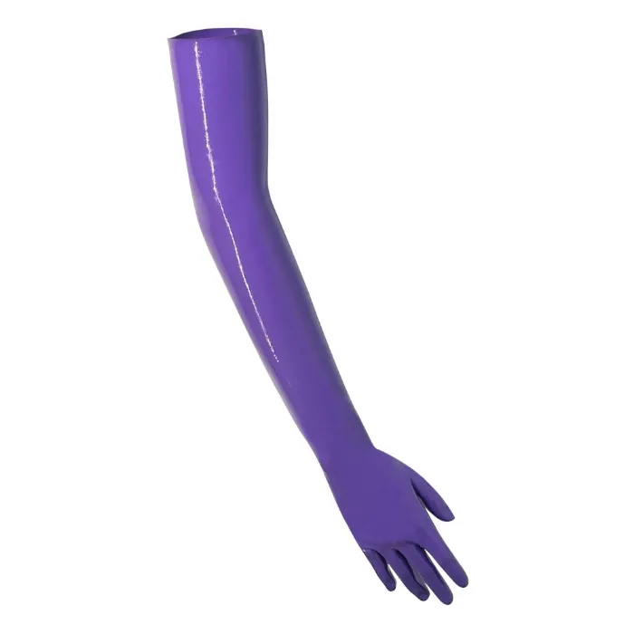 Vex Streamline Long Latex Gloves READY TO SHIP - XL / Violet