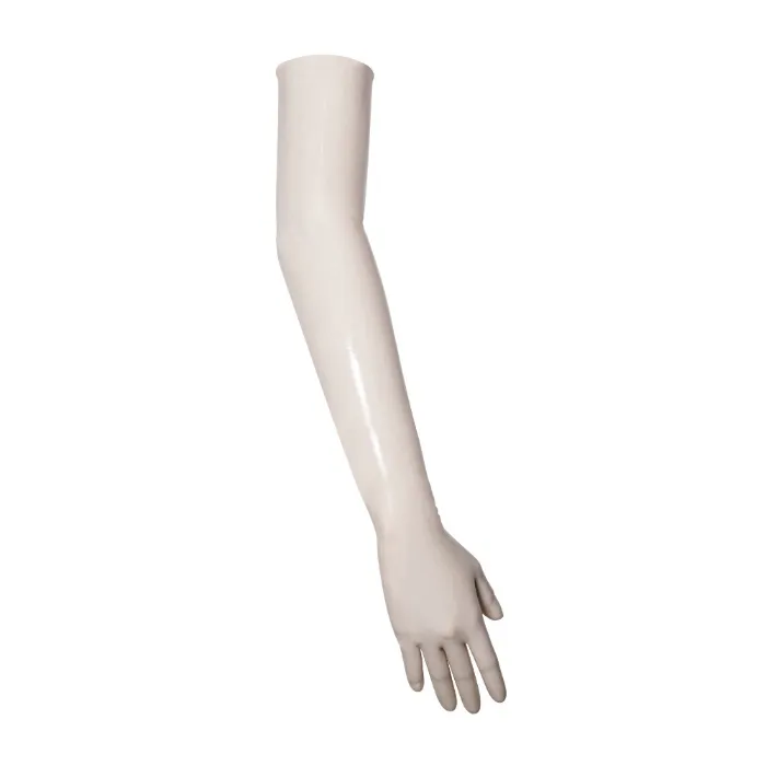 Vex Streamline Long Latex Gloves READY TO SHIP - XL / White