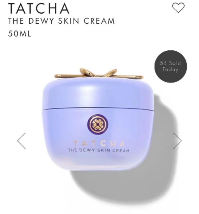 Tatcha water cream