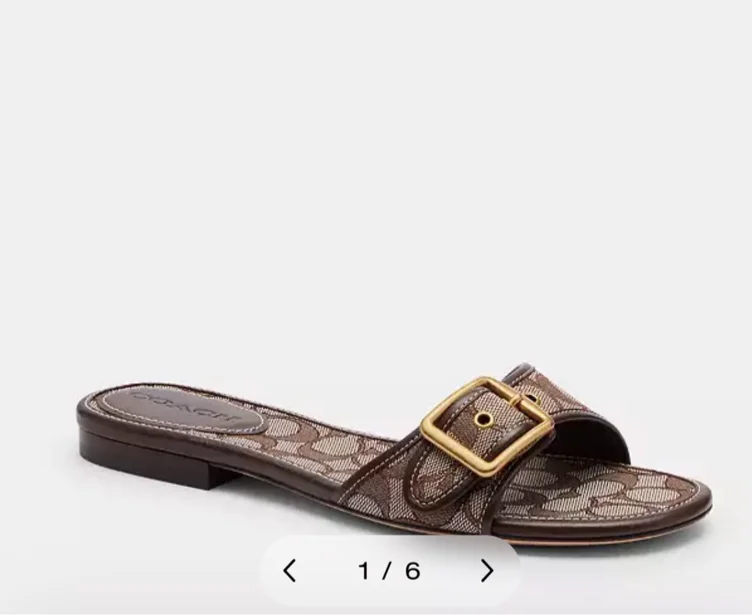 Coach sandals 