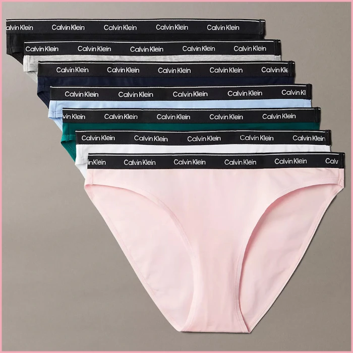 Multi 7-Pack Calvin Klein Modern Logo Bikini