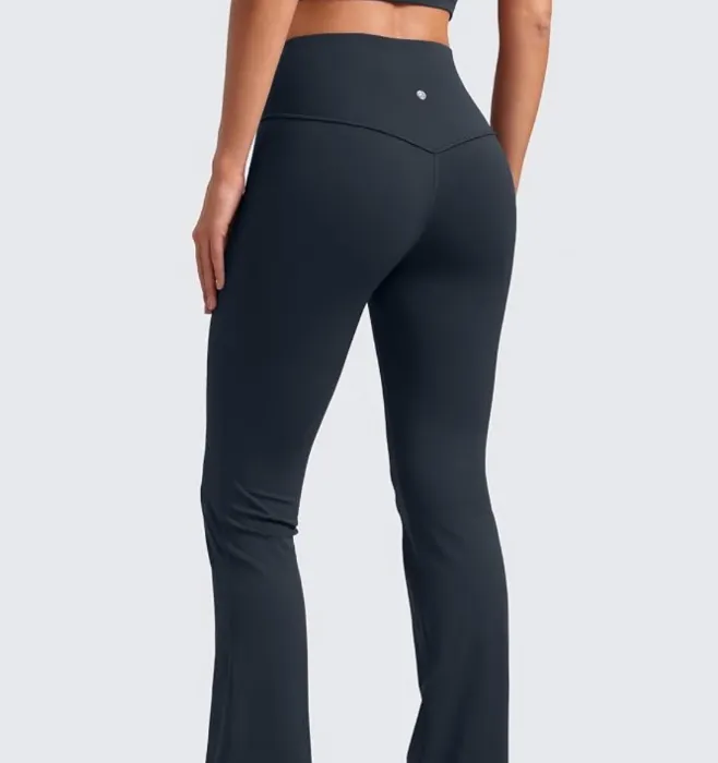 CRZ YOGA Butterluxe Flare Leggings - Navy